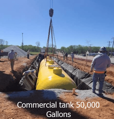 commercial 50,000 tank